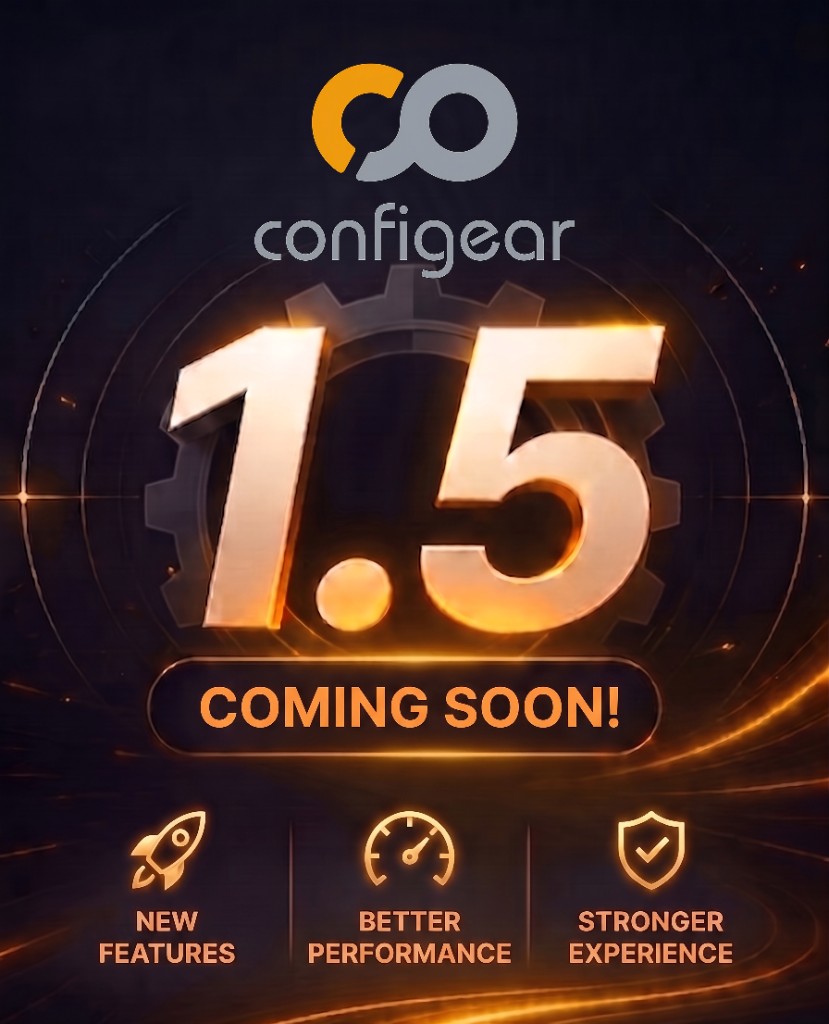 Configear 1.5 coming soon